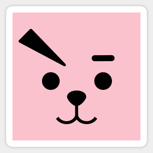 Rabbit Face Sticker